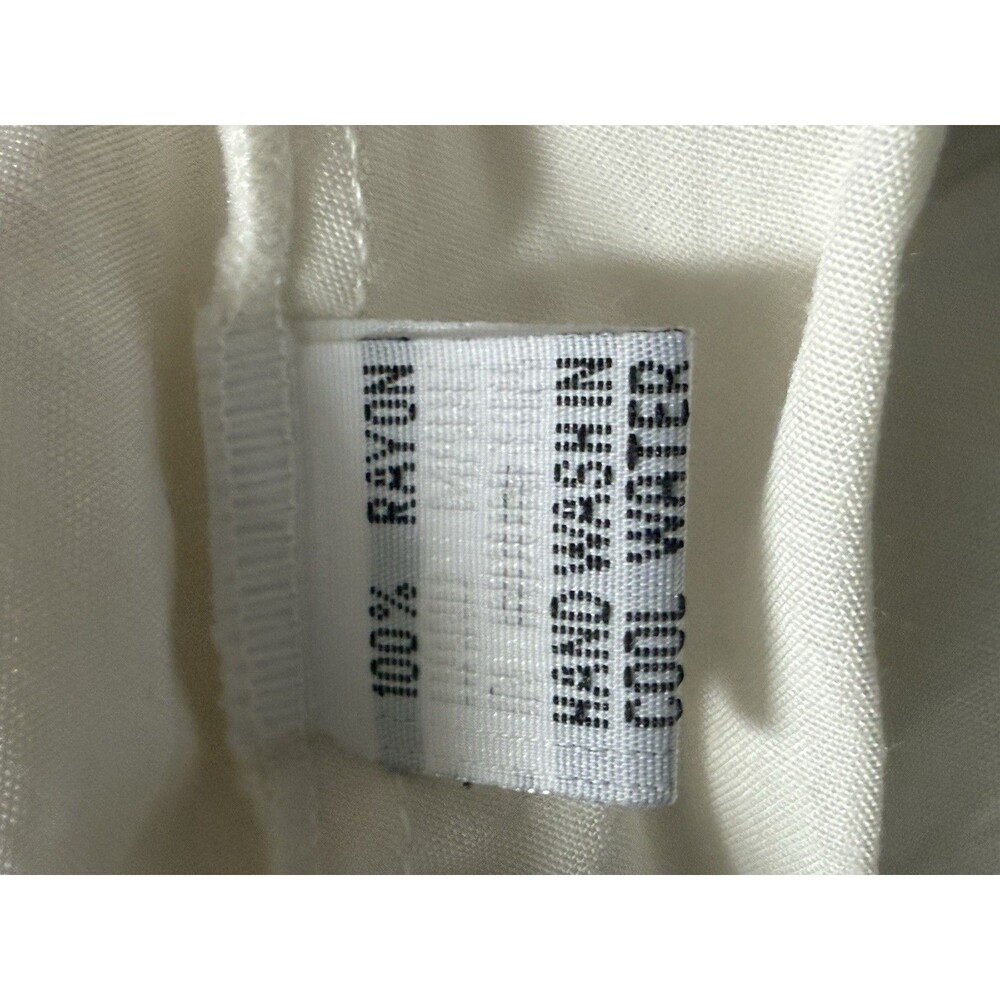 L’essence Rayon Dress / Nightgown Sz Medium Ivory - Picture 4 of 4